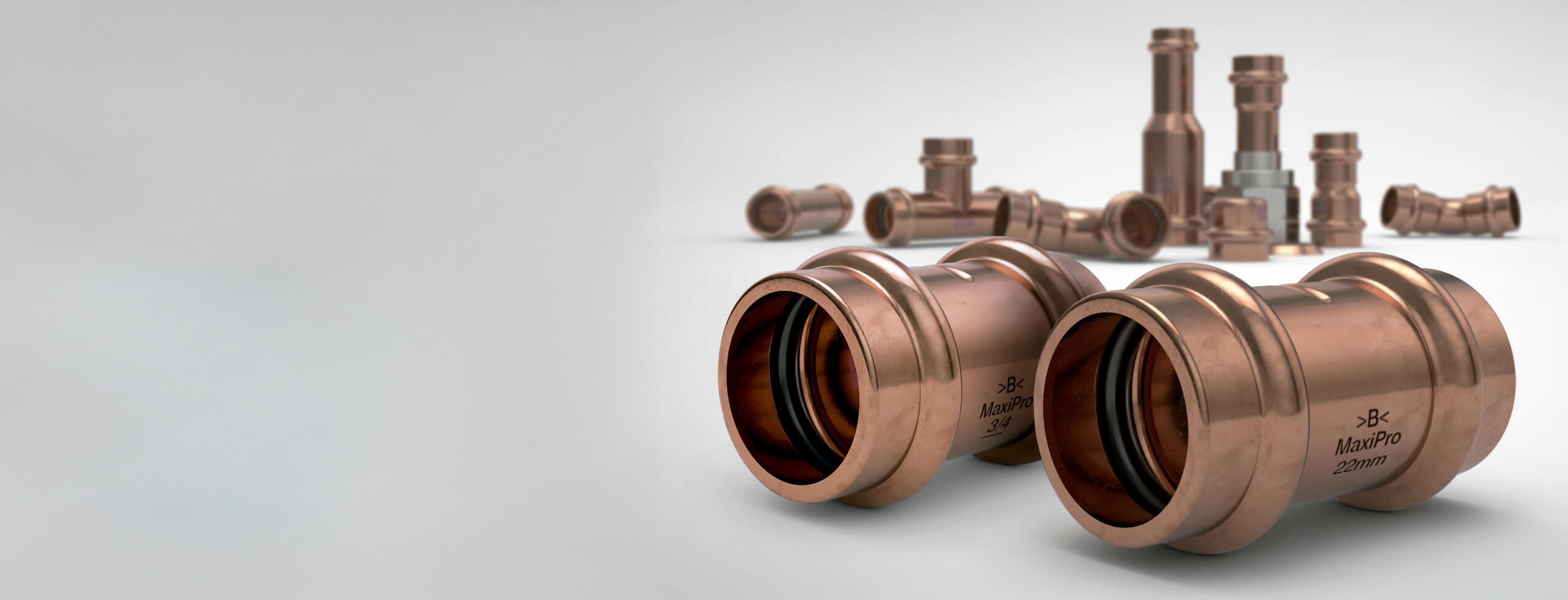 Acessórios de prensar para tubo de cobre