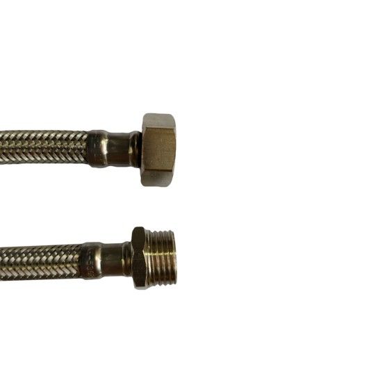 Tubo Malha Aço DN8 - M/F 3/8 Tubo Malha Aço DN8 - M/F 3/8