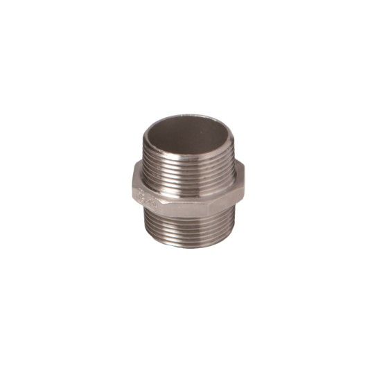 Casquilho Duplo Macho Inox Roscar Casquilho Duplo Macho Inox Roscar