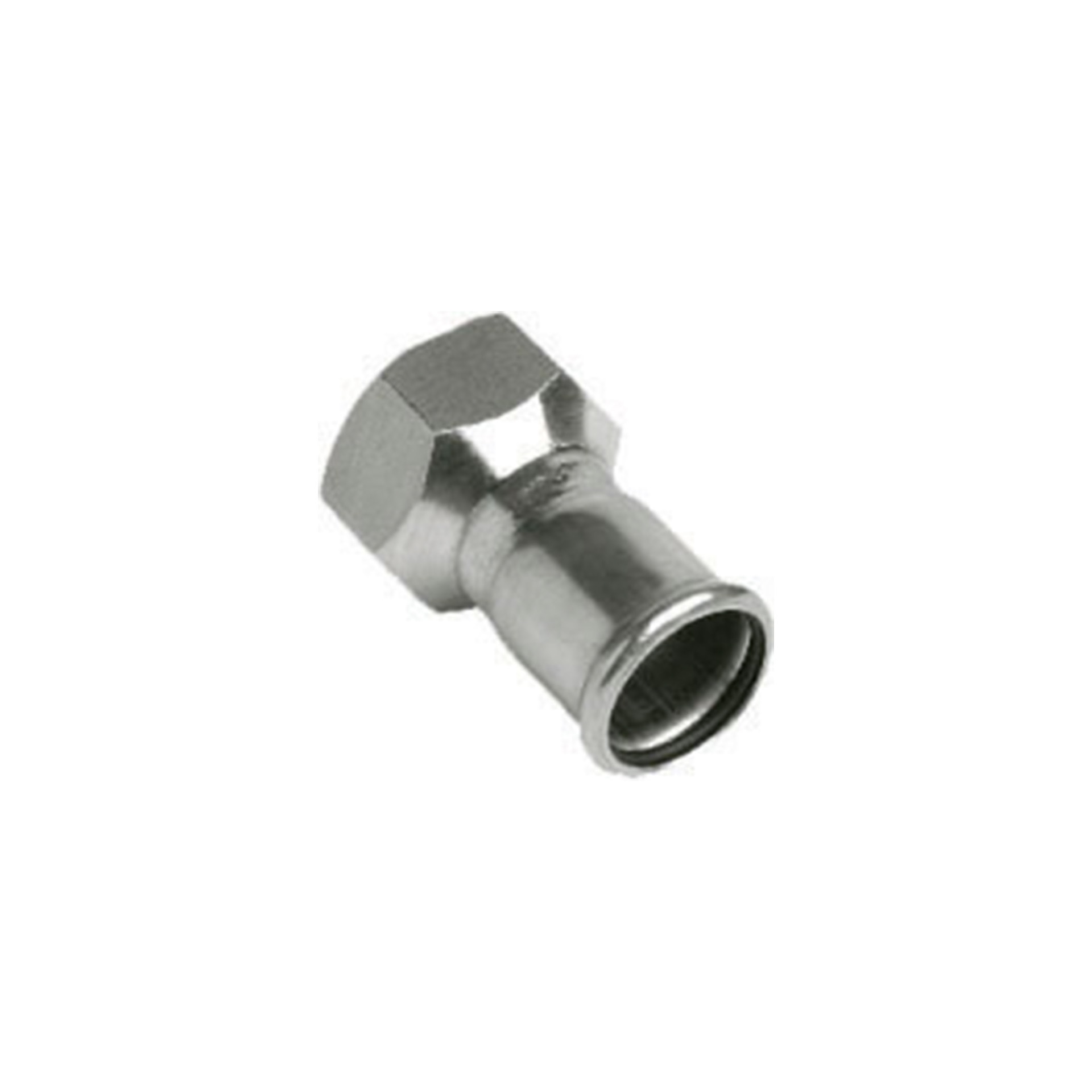 União Fêmea Inox Cravar - Perfil M União Fêmea Inox Cravar - Perfil M