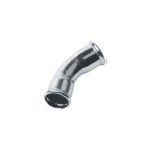 Curva F/F 45º Inox Cravar - Perfil M Curva F/F 45º Inox Cravar - Perfil M