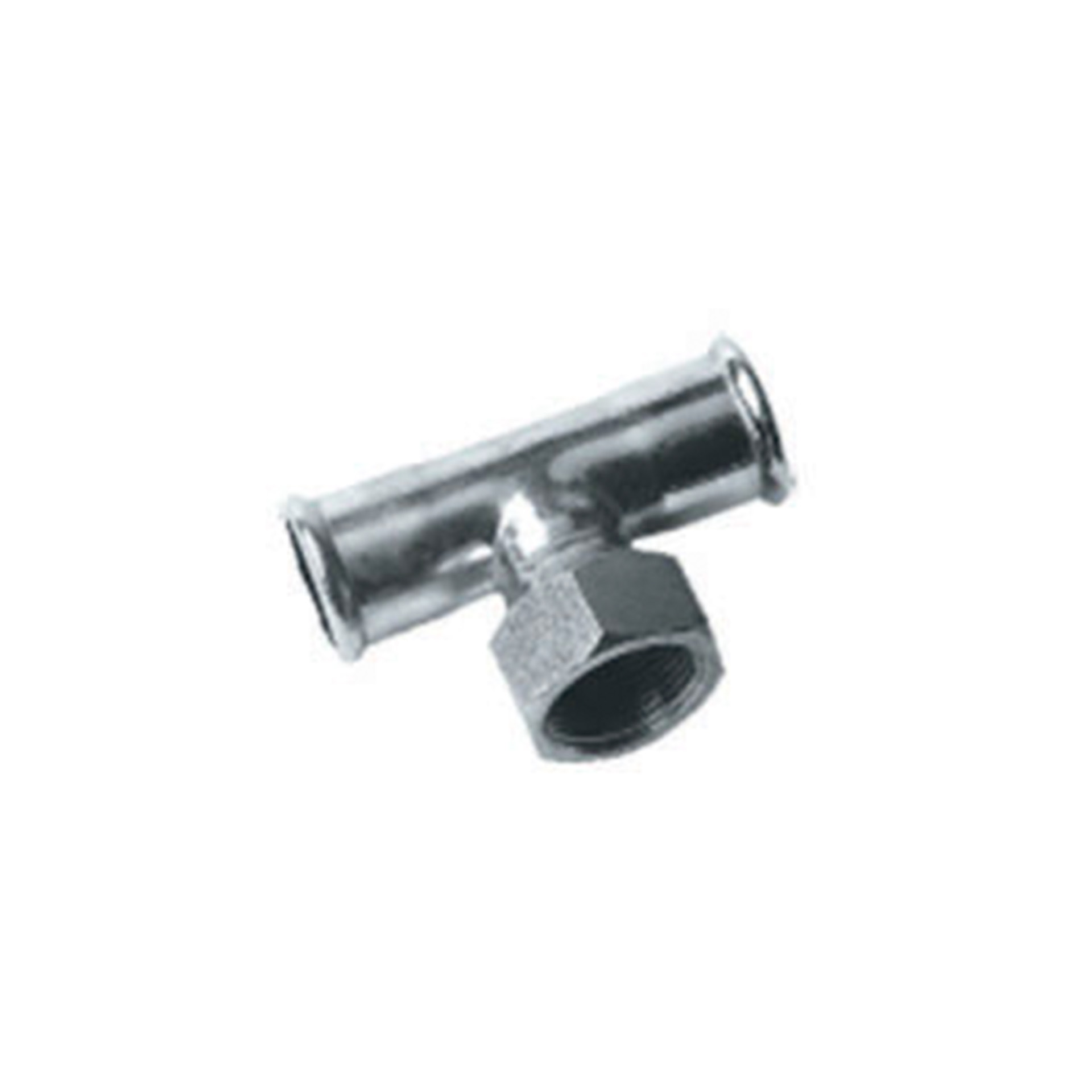 Tê Fêmea Inox Cravar - Perfil M Tê Fêmea Inox Cravar - Perfil M