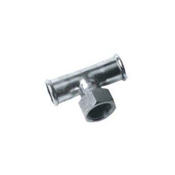 Tê Fêmea Inox Cravar - Perfil M Tê Fêmea Inox Cravar - Perfil M