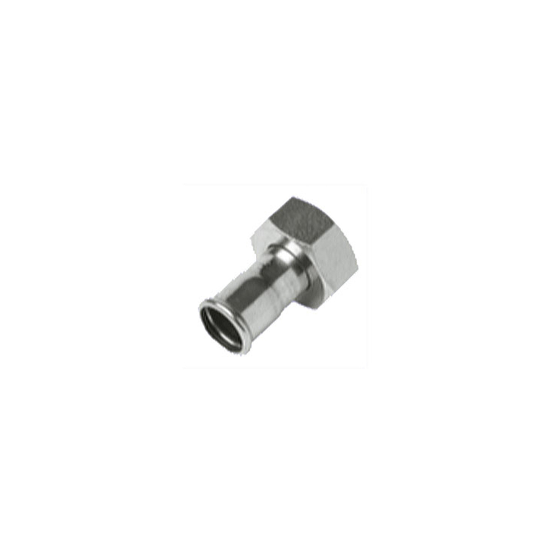 União c/ Porca Inox Cravar - Perfil M União c/ Porca Inox Cravar - Perfil M