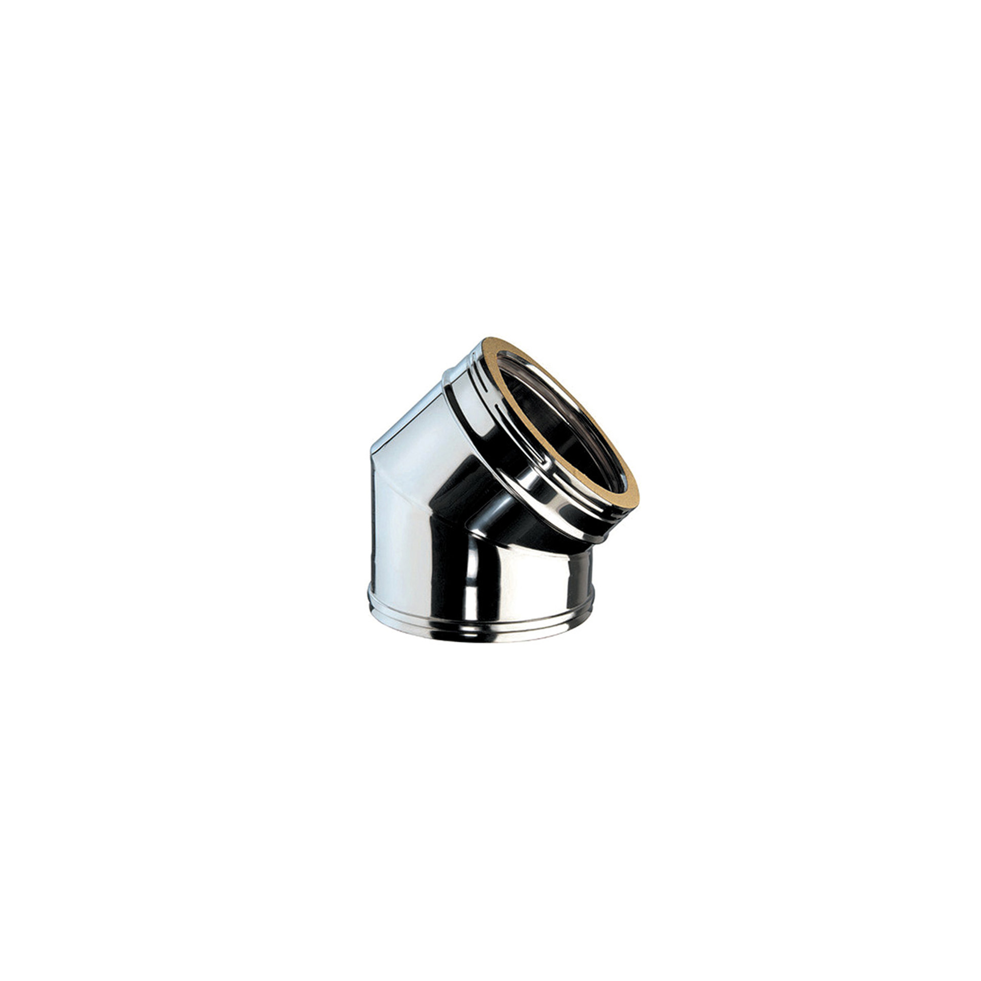 Curva 45� Parede Dupla Inox