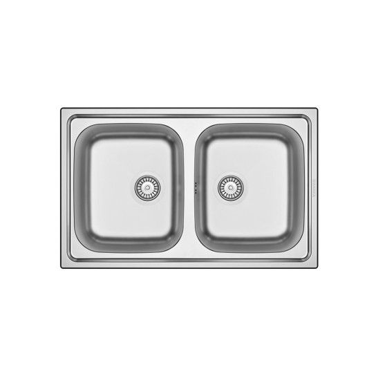 Lava-Loiças de encastrar MEZZO 80-2 Lava-Loiças de encastrar MEZZO 80-2