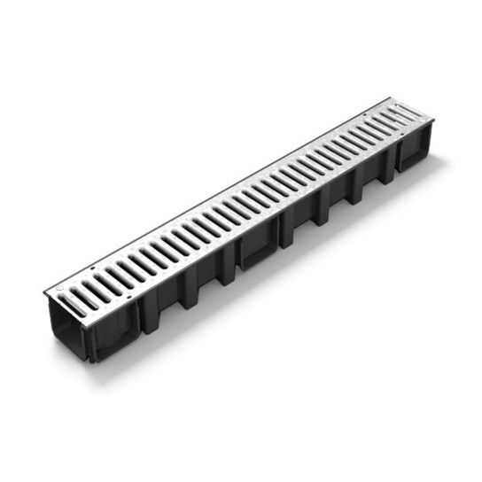 Canal Drenagem c/ Grelha Aço Galvanizado DRP178 Canal Drenagem c/ Grelha Aço Galvanizado DRP178