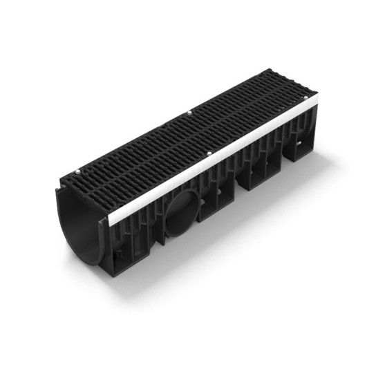 Canal Drenagem c/ Grelha Ferro Fundido DR202CF Canal Drenagem c/ Grelha Ferro Fundido DR202CF