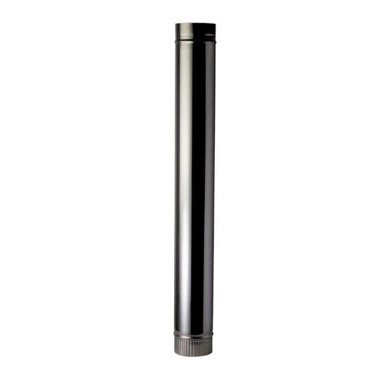 Tubo Inox Pintado Preto - 1 mt Tubo Inox Pintado Preto - 1 mt