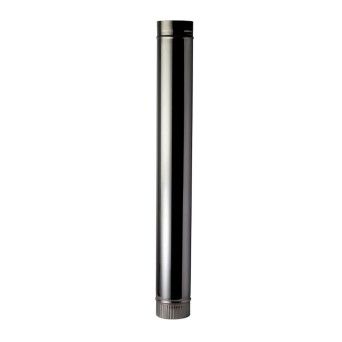 Tubo Inox Pintado Preto - 1 mt Tubo Inox Pintado Preto - 1 mt