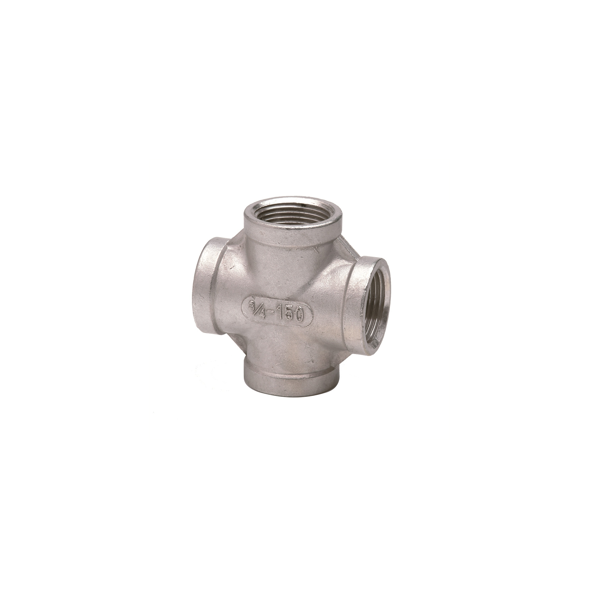 União Cruzamento Fêmea Inox Roscar União Cruzamento Fêmea Inox Roscar
