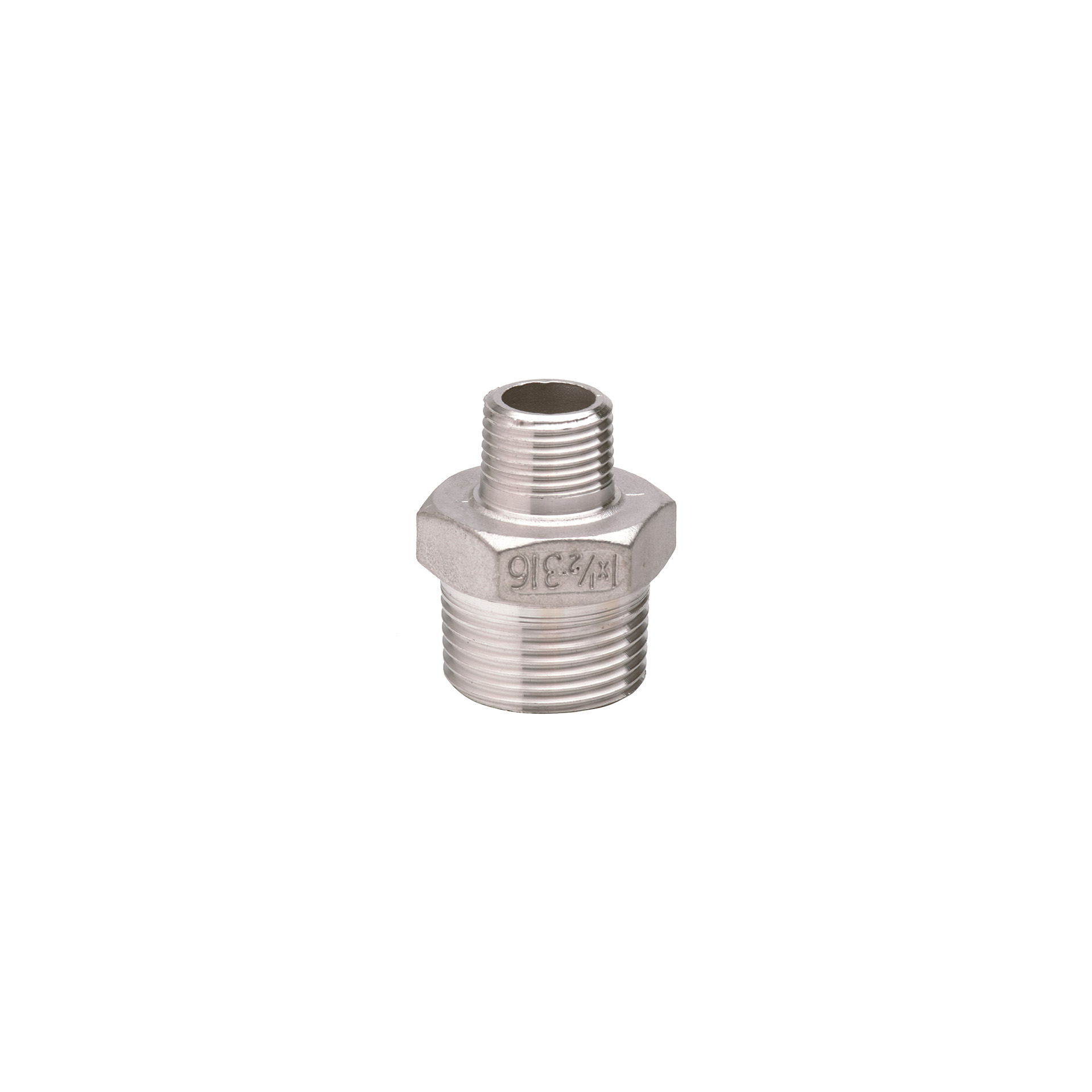 Casquilho Duplo Redução Macho Inox Roscar Casquilho Duplo Redução Macho Inox Roscar