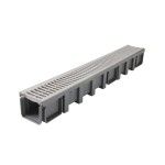 Canal Drenagem c/ Grelha PVC CAN10AG/CAN10AS Canal Drenagem c/ Grelha PVC CAN10AG/CAN10AS