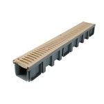 Canal Drenagem c/ Grelha PVC CAN10BG/CAN10BS Canal Drenagem c/ Grelha PVC CAN10BG/CAN10BS