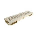 Canal Drenagem c/ Grelha PVC CAB510AP