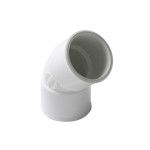 Curva 45º F/F PVC Branco Curva 45º F/F PVC Branco