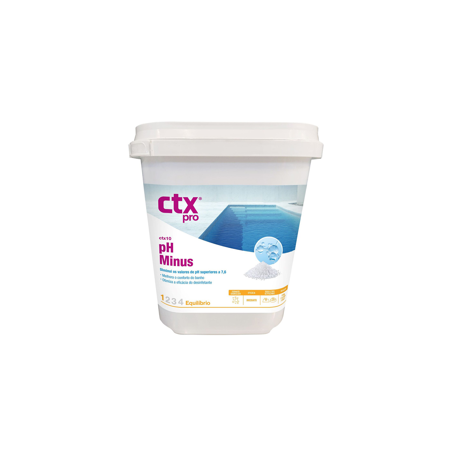 Minorador pH Granulado CTX10 - 5 Kg