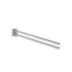 Toalheiro Duplo Girat�rio Victoria Round - Cromado